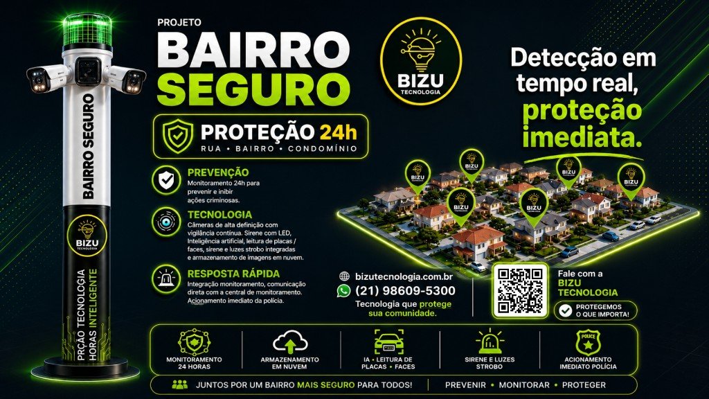 Projeto Bairro Seguro — Bizu Tecnologia